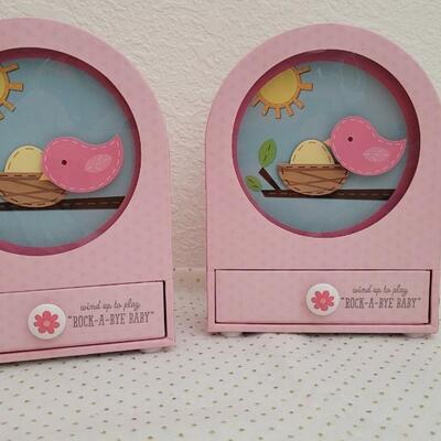Lot 234: (2) New Hallmark ROCK-A-BYE-BABY Deco 