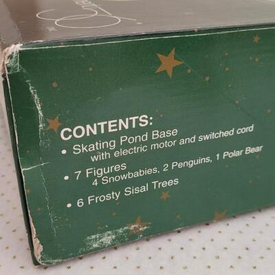 Lot 236: New Vintage Dept. 56 SNOWBABIES Animated Skating Pond
