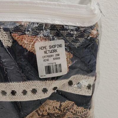 Lot 239: CHATHAM Royal Tapestry Stamp Themed Blanket 