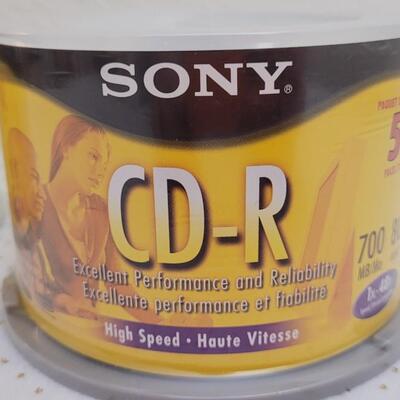 Lot 240: New SONY Cd-R Discs - 100 Total 