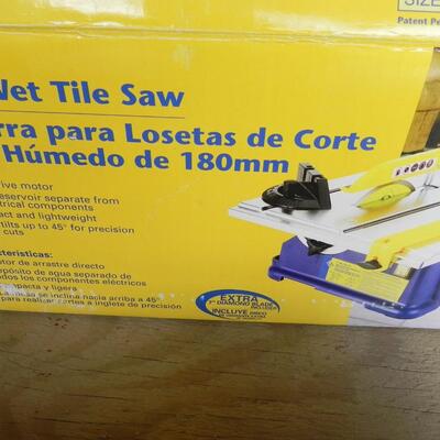 LOT 131  7' WET TILE SAW