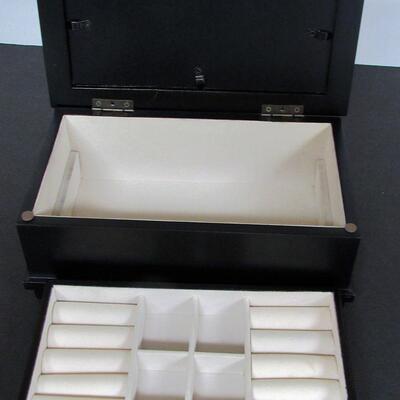 Nice Large Jewelry Box Picture Frame Top 2 Tier