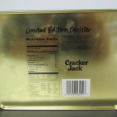 Cracker Jack Tin Box Sealed,  Like New
