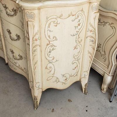 Heritage Furniture Co. Venetian Hand Painted Cabinet