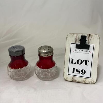 [189] ANTIQUE | Concave Ruby Flash | Salt and Pepper