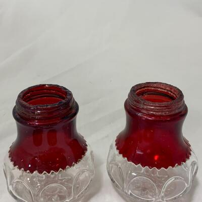 [189] ANTIQUE | Concave Ruby Flash | Salt and Pepper
