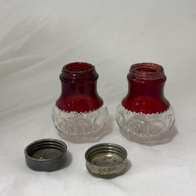[189] ANTIQUE | Concave Ruby Flash | Salt and Pepper