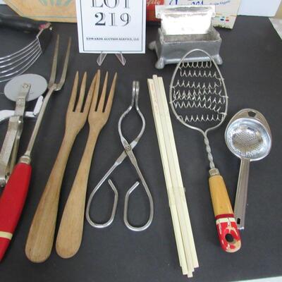 Lot of Vintage Kitchen Tools and Stuff
