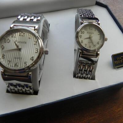 LOT 134 FUTURA HIS/HER WATCHES