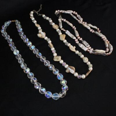 Lot #250: Lot of 3 Beaded Necklaces 