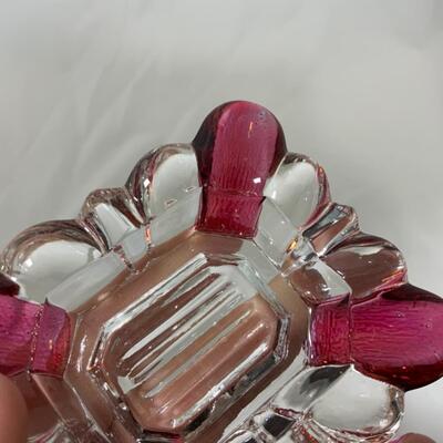 [190] VINTAGE | Ruby Flash Ashtray