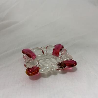 [190] VINTAGE | Ruby Flash Ashtray