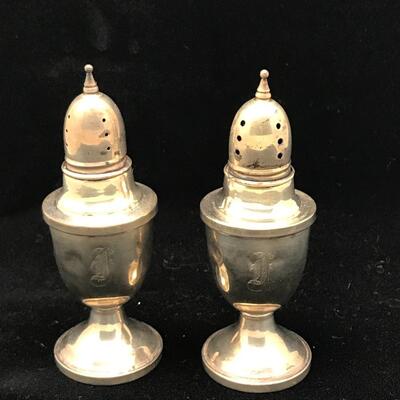 Hamilton Sterling Salt and Pepper Shakers