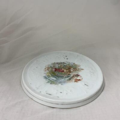 [195] ANTIQUE | Three Tea Trivets | Nice Lithographs
