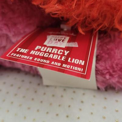Lot 245: New RETIRED Purrcy The Huggable Lion 