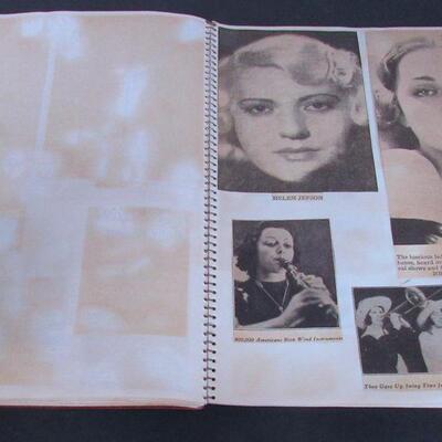 Vintage Hand Made Scrap Book Musical Related