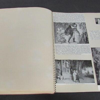 Vintage Hand Made Scrap Book Musical Related