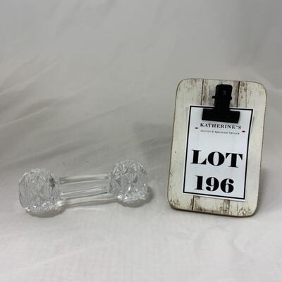 [196] Crystal Knife Rest | Brilliant and Smooth