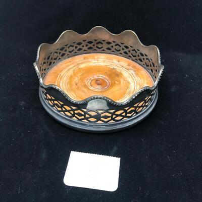 Wine Bottle Butler Silverplate 