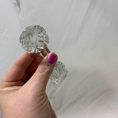[197] Single Faceted Crystal Knife Rest