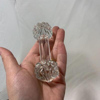 [197] Single Faceted Crystal Knife Rest