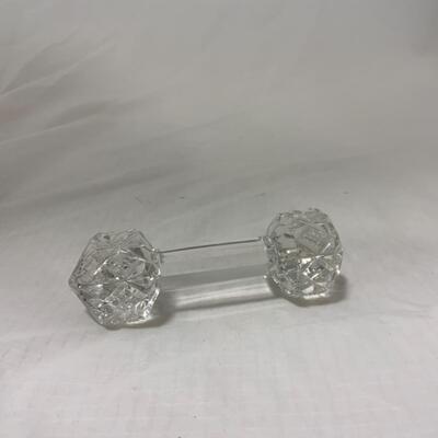 [197] Single Faceted Crystal Knife Rest