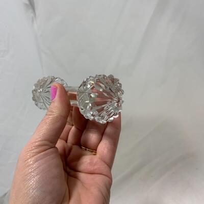 [197] Single Faceted Crystal Knife Rest