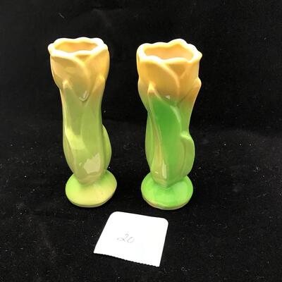 Shawnee Tulip Candle Holders