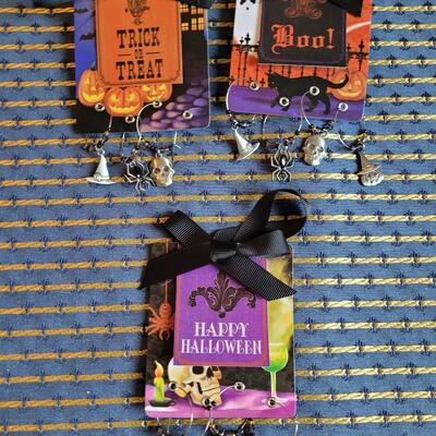 Lot 266: Halloween Gine Glass Charms