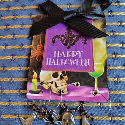 Lot 266: Halloween Gine Glass Charms