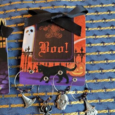 Lot 266: Halloween Gine Glass Charms
