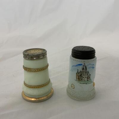 [202] ANTIQUE | Souvenir Glass | Custard Glass | New Glarus, Wisconsin