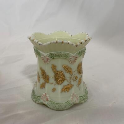 [204] ANTIQUE | 1900s | Northwood | Chrysanthemum Sprig Custard | Spooner 