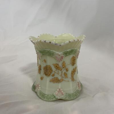 [204] ANTIQUE | 1900s | Northwood | Chrysanthemum Sprig Custard | Spooner 