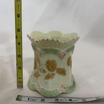 [204] ANTIQUE | 1900s | Northwood | Chrysanthemum Sprig Custard | Spooner 