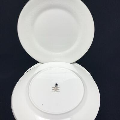 Wedgewood Silver Ermine 8â€ Plates
