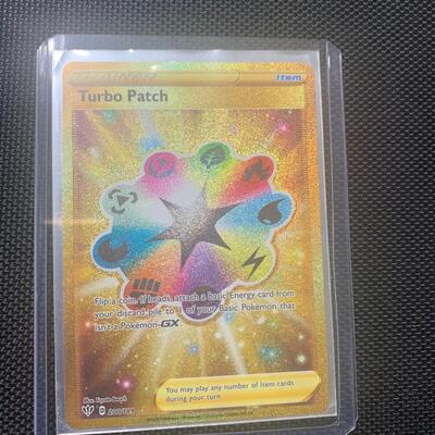 Rare gold shiny Turbo Patch hard to find
