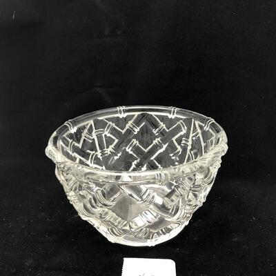Tiffany Bamboo Crystal Bowl