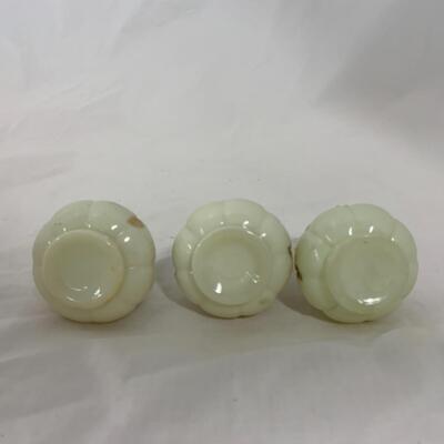 [205] ANTIQUE | 1900s | Northwood | Chrysanthemum Sprig Custard | Shakers