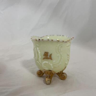 [206] ANTIQUE | 1898 | Northwood | Louis XV | Footed Open Sugar
