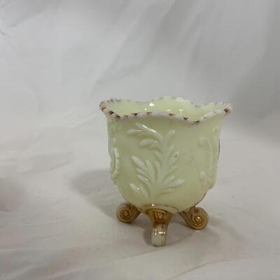 [206] ANTIQUE | 1898 | Northwood | Louis XV | Footed Open Sugar