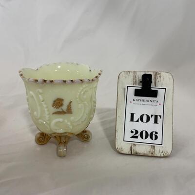 [206] ANTIQUE | 1898 | Northwood | Louis XV | Footed Open Sugar