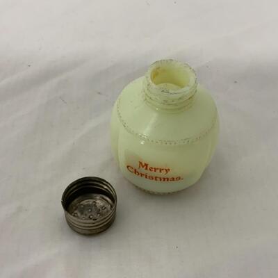 [207] ANTIQUE | 1900s | Tarentum | Georgia Gem | Merry Christmas Shaker