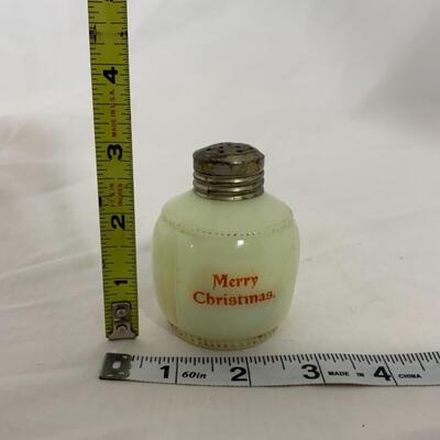 [207] ANTIQUE | 1900s | Tarentum | Georgia Gem | Merry Christmas Shaker