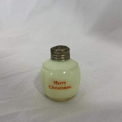 [207] ANTIQUE | 1900s | Tarentum | Georgia Gem | Merry Christmas Shaker