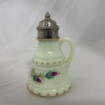 [208] ANTIQUE | 1900s | HEISEY | Ring Band Syrup
