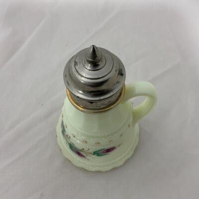 [208] ANTIQUE | 1900s | HEISEY | Ring Band Syrup