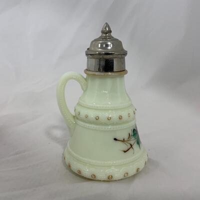[208] ANTIQUE | 1900s | HEISEY | Ring Band Syrup