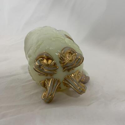 [209] ANTIQUE | 1989 | Northwood | Louis XV | Footed Creamer