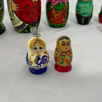[210] Russian Nesting Dolls | 2 Sets | 2 Extras | Matryoshka